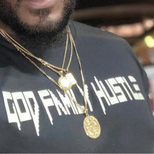 God Family Hustle tee